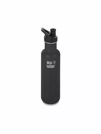 KLEAN KANTEEN | Borraccia in acciaio inox Classic 800ml Sport Cap Tiger Lily | schwarz